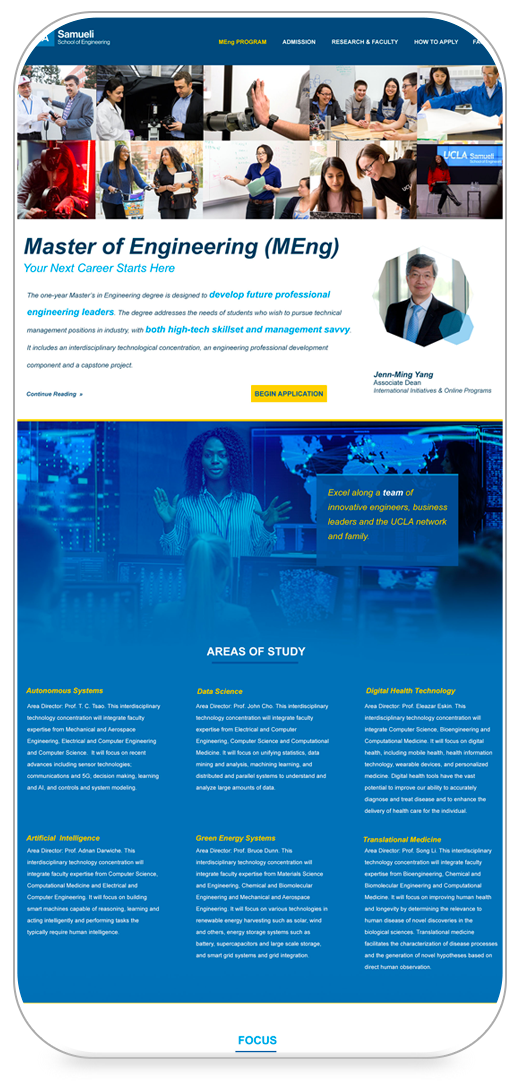 UCLA MENG Program - Mobile